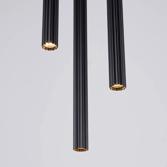 Lampa wisząca ARCHE 3P czarna SL.1341 SOLLUX LIGHTING