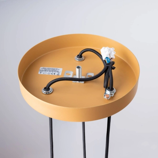 Lampa wisząca ARCHE 3P złota SL.1342 SOLLUX LIGHTING