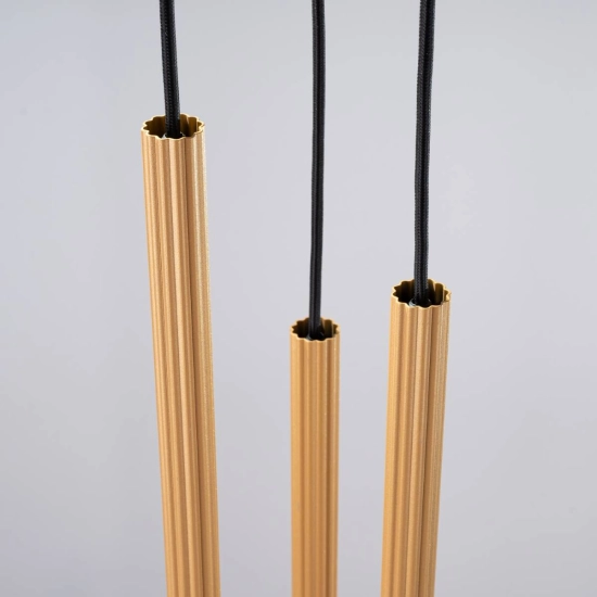 Lampa wisząca ARCHE 3P złota SL.1342 SOLLUX LIGHTING