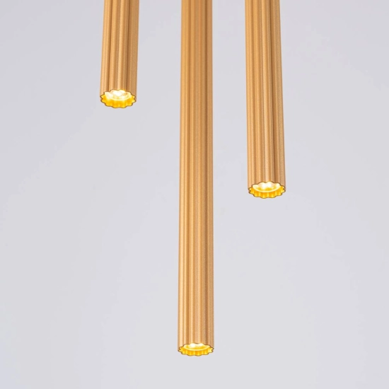 Lampa wisząca ARCHE 3P złota SL.1342 SOLLUX LIGHTING