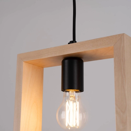 Lampa wisząca ARIES naturalne drewno SL.1310 SOLLUX LIGHTING
