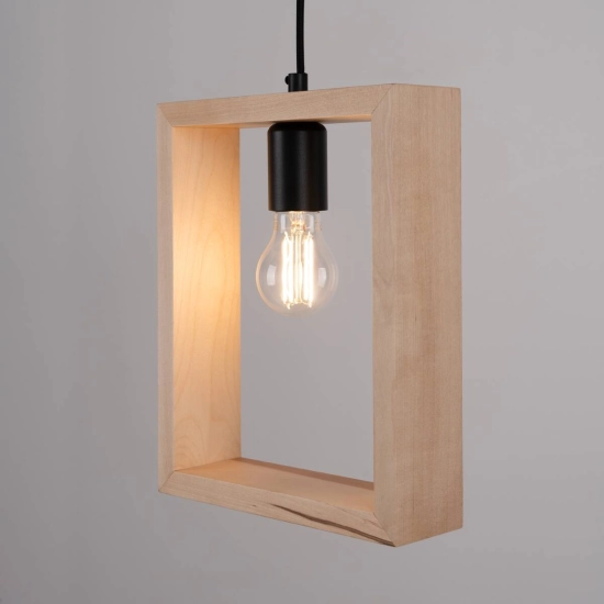 Lampa wisząca ARIES naturalne drewno SL.1310 SOLLUX LIGHTING