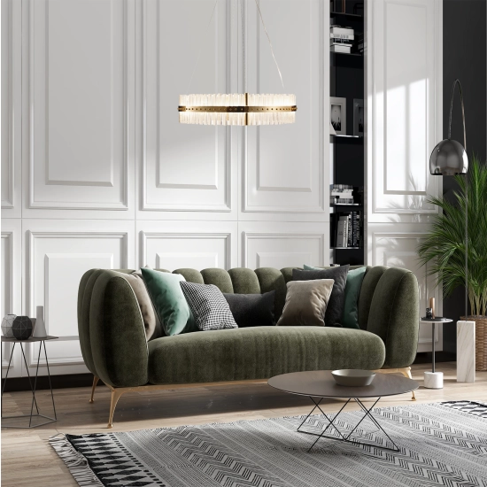 Lampa wisząca AURA LED złota 85 cm DN925-85 Step into design