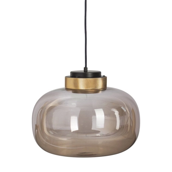 Lampa wisząca BOOM LED bursztynowo złota 35 cm 9969P/B amber Step into design