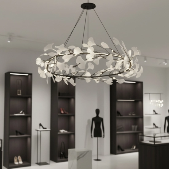 Lampa wisząca BOTANIKA 80 cm XY080P-80 black Step into design