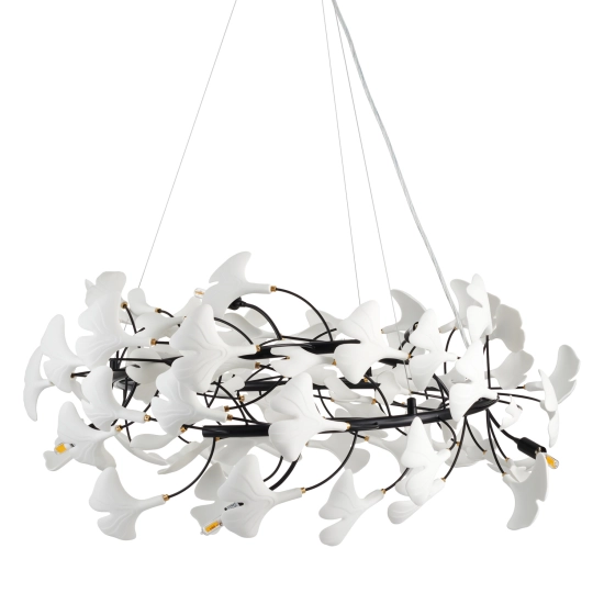 Lampa wisząca BOTANIKA 80 cm XY080P-80 black Step into design