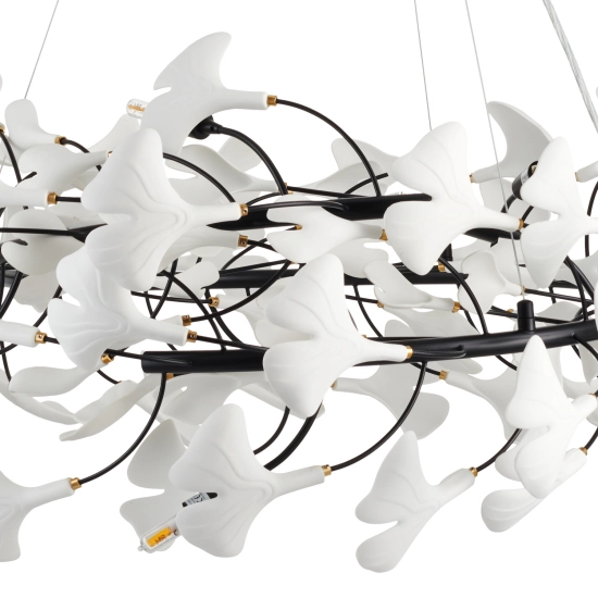Lampa wisząca BOTANIKA 80 cm XY080P-80 black Step into design