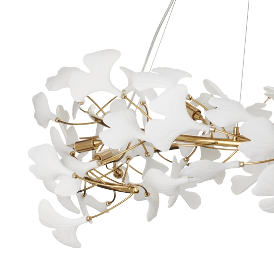 Lampa wisząca BOTANIKA złoto biała 100 cm XY080P-100 Step into design