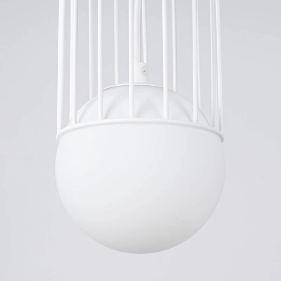 Lampa wisząca BRINA 1 biała SL.1331 SOLLUX LIGHTING