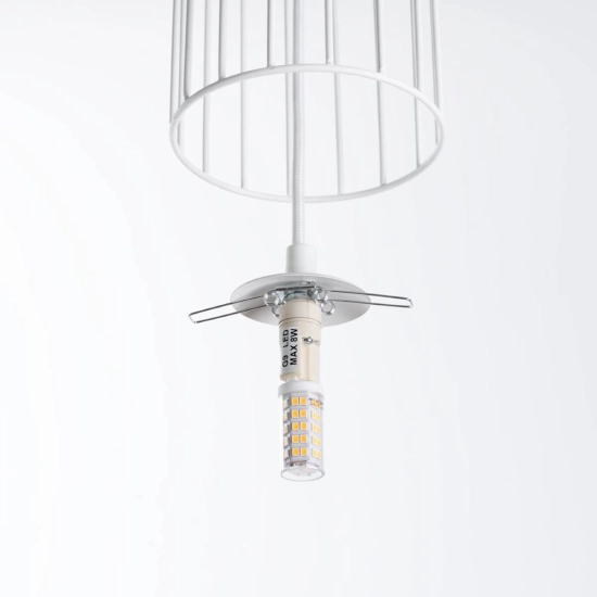 Lampa wisząca BRINA 1 biała SL.1331 SOLLUX LIGHTING