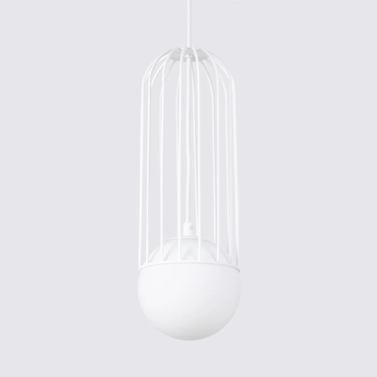 Lampa wisząca BRINA 1 biała SL.1331 SOLLUX LIGHTING