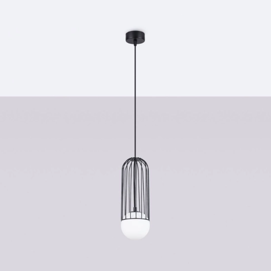 Lampa wisząca BRINA 1 czarna SL.1332 SOLLUX LIGHTING