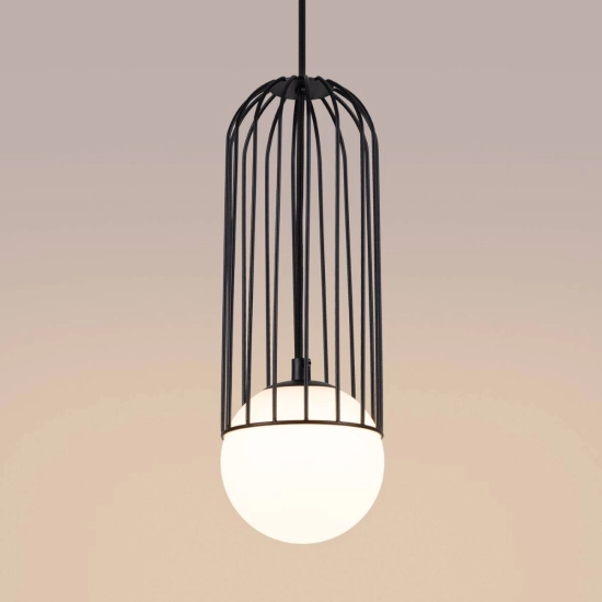 Lampa wisząca BRINA 1 czarna SL.1332 SOLLUX LIGHTING