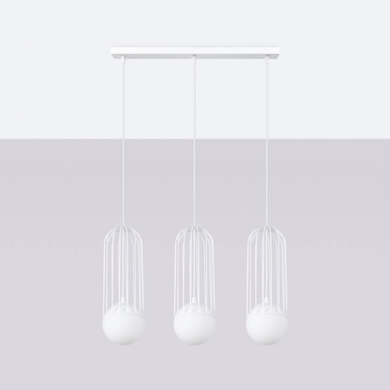Lampa wisząca BRINA 3L biała SL.1333 SOLLUX LIGHTING