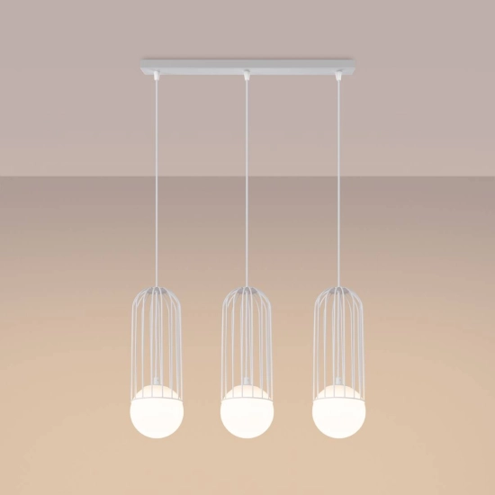 Lampa wisząca BRINA 3L biała SL.1333 SOLLUX LIGHTING