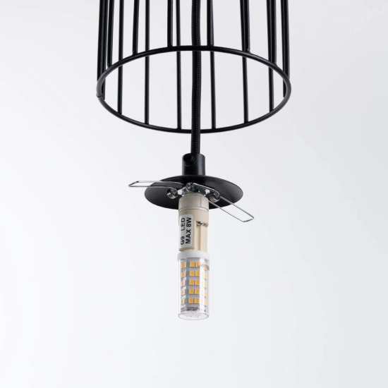 Lampa wisząca BRINA 1 czarna SL.1332 SOLLUX LIGHTING