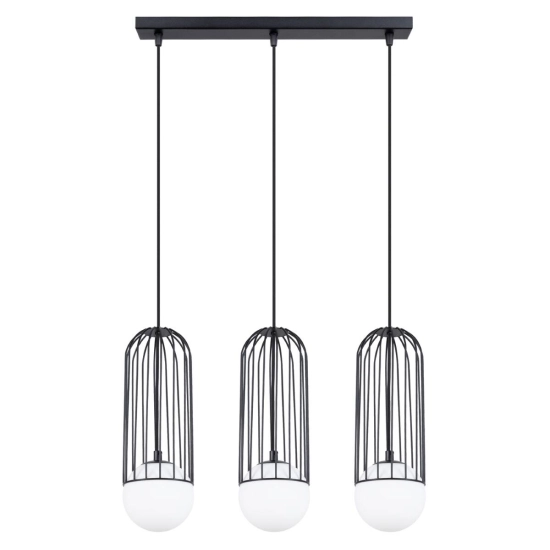 Lampa wisząca BRINA 3L czarna SL.1334 SOLLUX LIGHTING