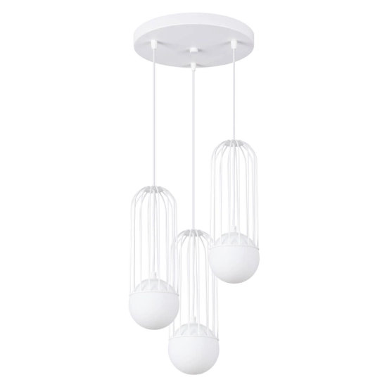 Lampa wisząca BRINA 3P biała SL.1335 SOLLUX LIGHTING