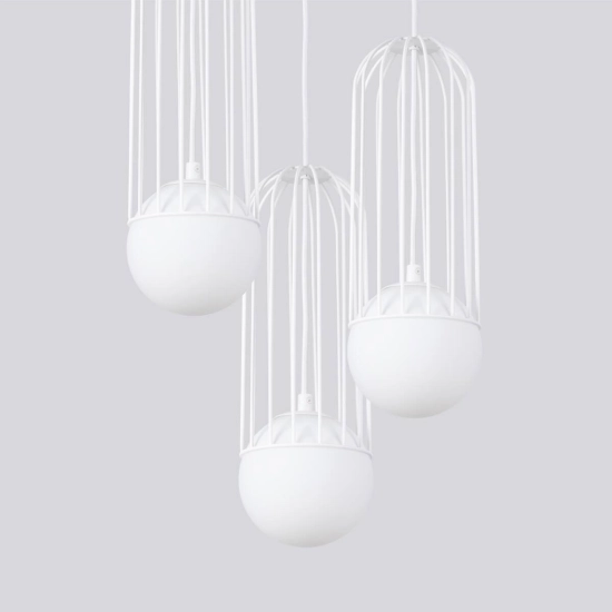Lampa wisząca BRINA 3P biała SL.1335 SOLLUX LIGHTING