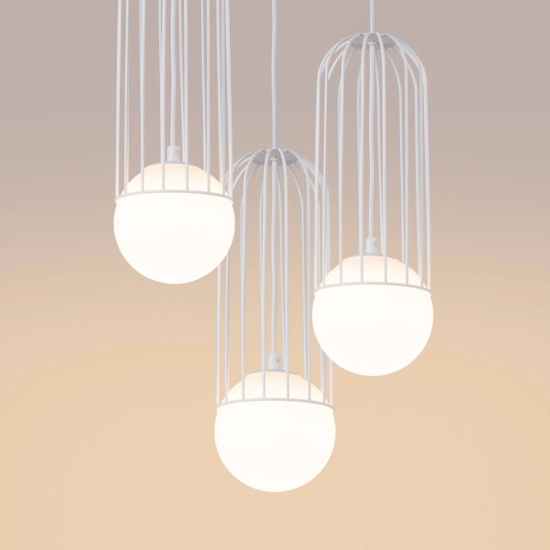 Lampa wisząca BRINA 3P biała SL.1335 SOLLUX LIGHTING