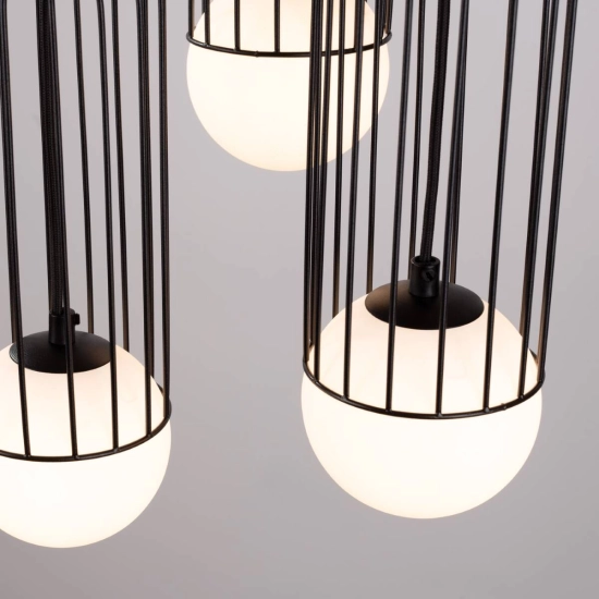 Lampa wisząca BRINA 3P czarna SL.1336 SOLLUX LIGHTING