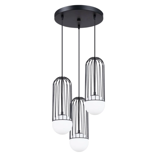 Lampa wisząca BRINA 3P czarna SL.1336 SOLLUX LIGHTING