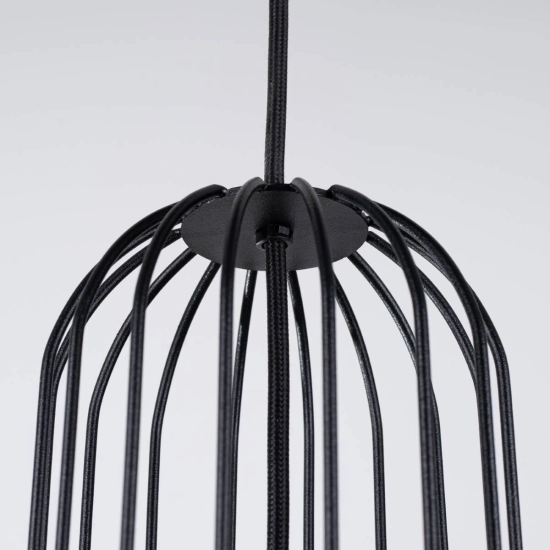 Lampa wisząca BRINA 3P czarna SL.1336 SOLLUX LIGHTING