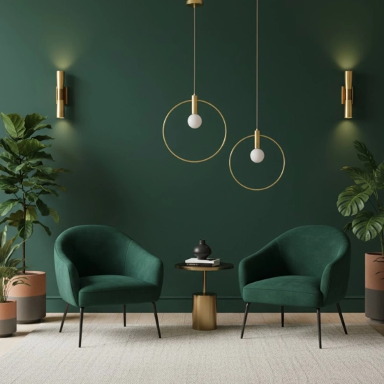 Lampa wisząca Bella złota 25 cm DP0001A-250R Step into Design