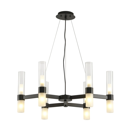Lampa wisząca CANDELA-6 czarna 70 cm DN1505-6 black Step into design