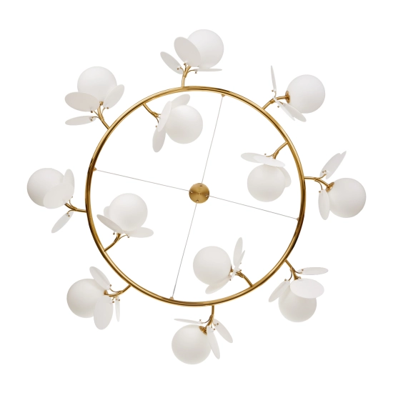 Lampa wisząca CHIC złoto biała 105 cm ST-DL-2969 Step into design