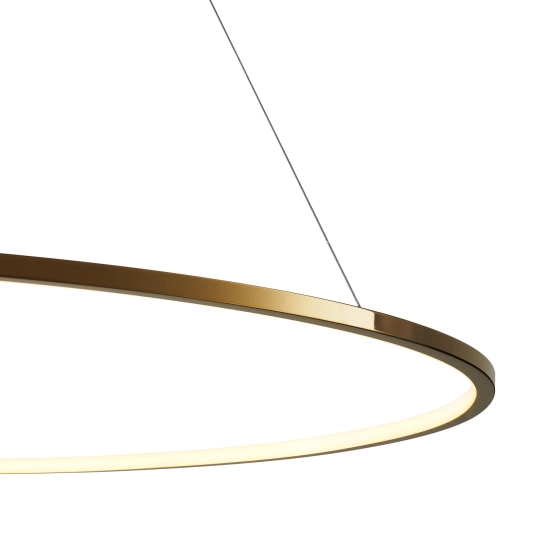 Lampa wisząca CIRCLE SLIM 120 LED złoty 120 cm ST-10112P-D1200 Step into Design