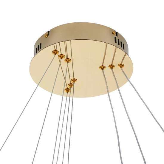 Lampa wisząca CIRCLE SLIM 40+60+80 LED złoty 40 cm + 60 cm + 80 cm ST-10112P-3 Step into Design