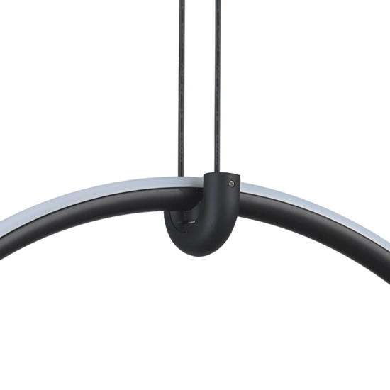 Lampa wisząca COCO 1 LED czarna 40 cm ST-10339P/1H Step into design
