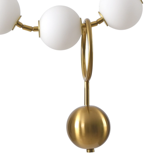 Lampa wisząca CORALLI L biało-mosiężna DP0251-L1380 Step into design