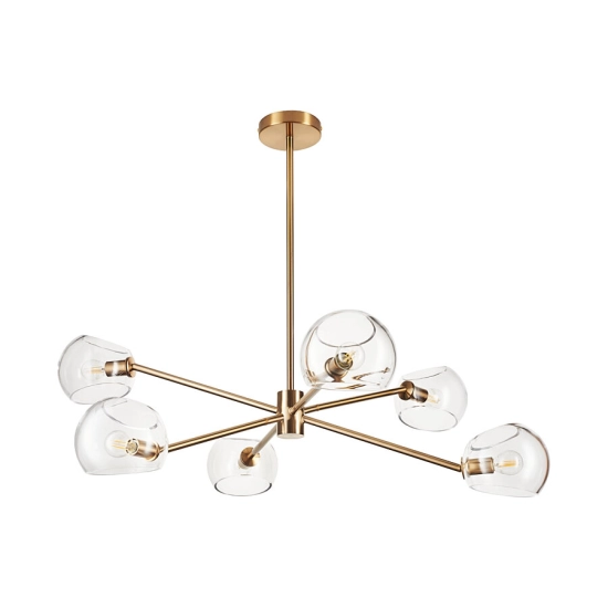 Lampa wisząca COSMIC-6 złota 75 cm ST-8954-P6 Step into design