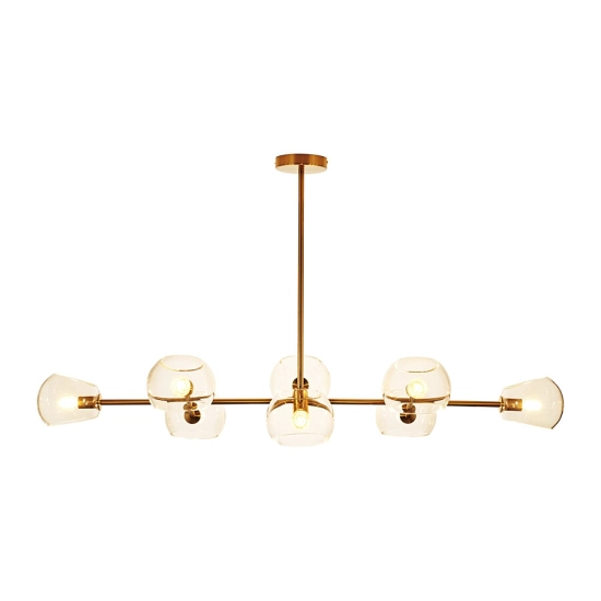 Lampa wisząca COSMIC-8 złota 85 cm ST-8954-P8 Step into design