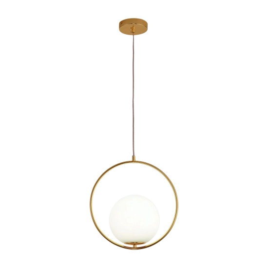 Lampa wisząca COSTA ROUND złota 35 cm DP0001A-350R Step into Design