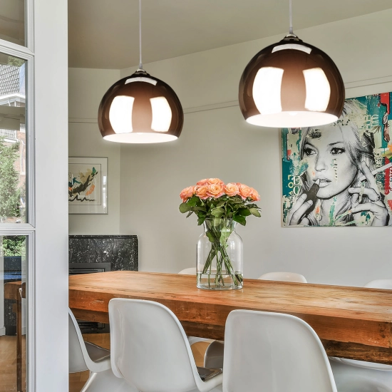 Lampa wisząca PERLA E27 złota HY-2701 535DL DOMENO LIGHTING - zdjęcie produktu