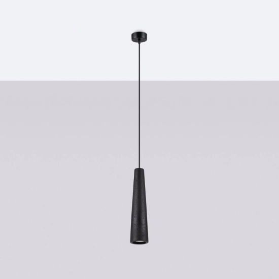 Lampa wisząca ELECTRA czarna beton SL.1355 SOLLUX LIGHTING