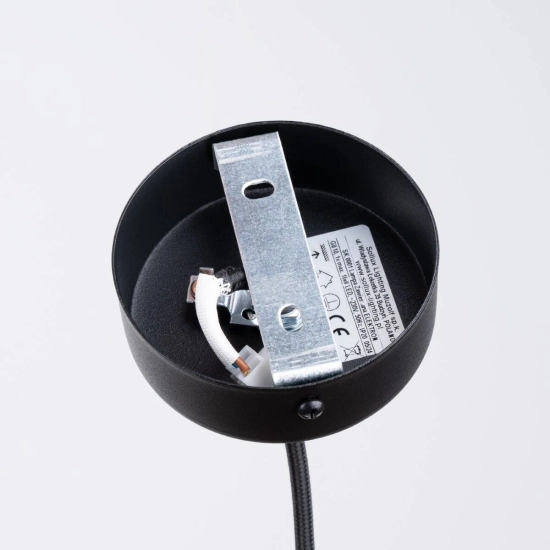 Lampa wisząca ELECTRA czarna beton SL.1355 SOLLUX LIGHTING