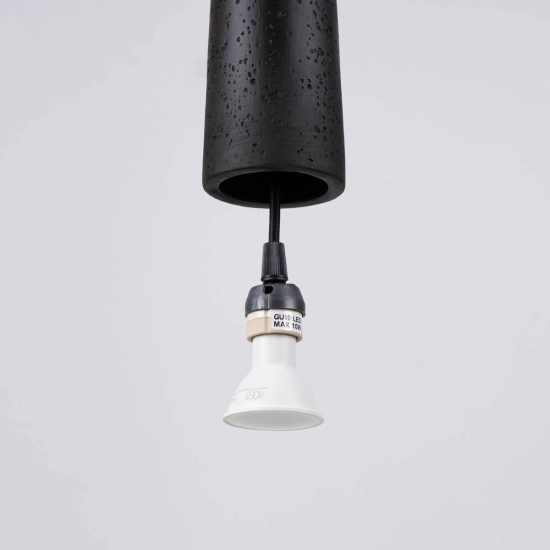 Lampa wisząca ELECTRA czarna beton SL.1355 SOLLUX LIGHTING