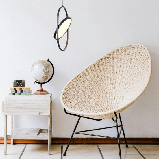 Lampa wisząca ELIPSE L LED czarna 65 cm 60217A-L Step into design