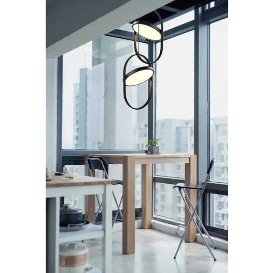 Lampa wisząca ELIPSE L LED czarna 65 cm 60217A-L Step into design