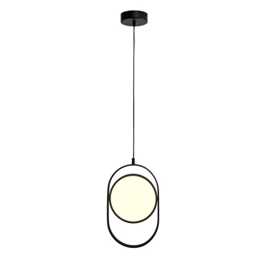 Lampa wisząca ELIPSE M LED czarna 45 cm 60217A-M Step into design