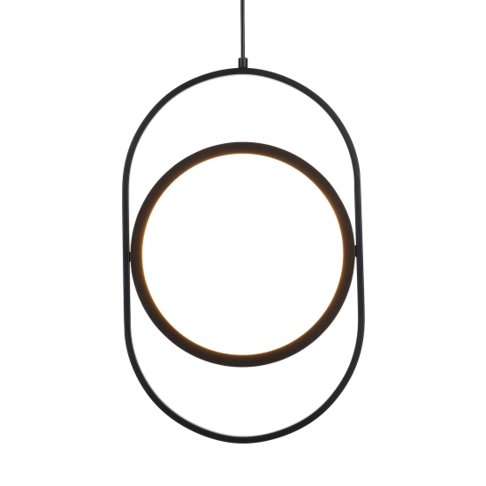 Lampa wisząca ELIPSE M LED czarna 45 cm 60217A-M Step into design