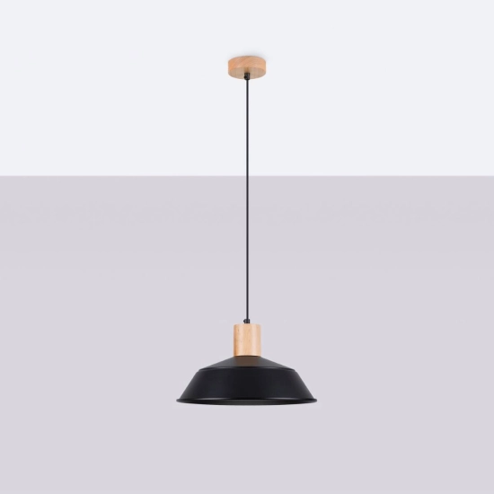 Lampa wisząca FANO czarna SL.1322 SOLLUX LIGHTING