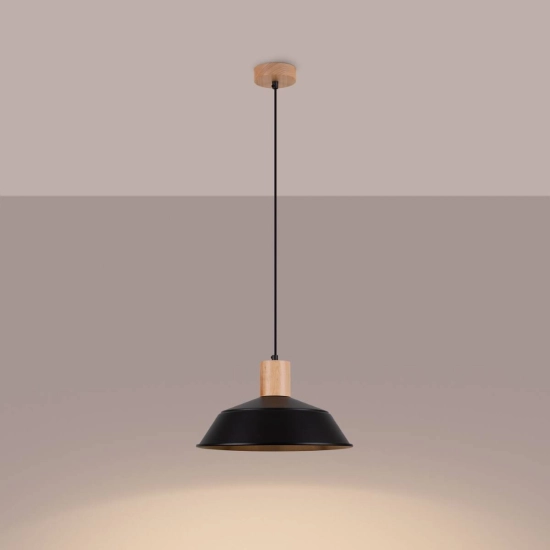Lampa wisząca FANO czarna SL.1322 SOLLUX LIGHTING