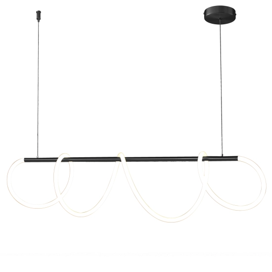 Lampa wisząca FANTASIA LED czarna 120 cm ST-9282P/L1black Step into design