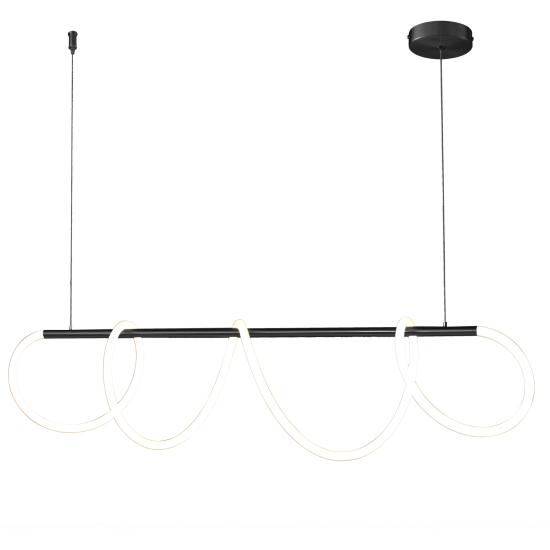 Lampa wisząca FANTASIA LED czarna 120 cm ST-9282P/L1black Step into design
