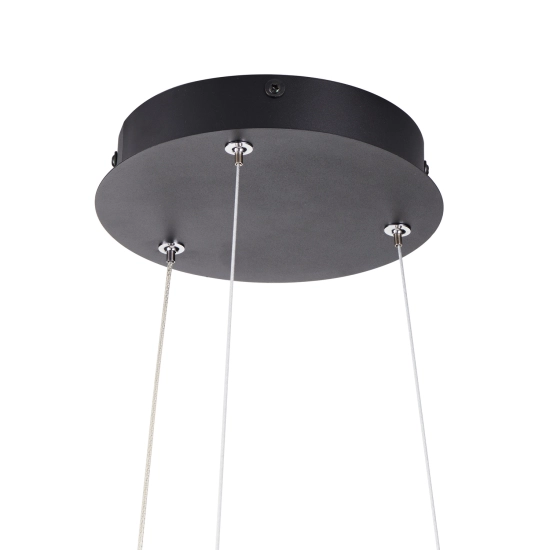 Lampa wisząca FRILL LED czarna 45 cm ST-DL6487-BK Step into design